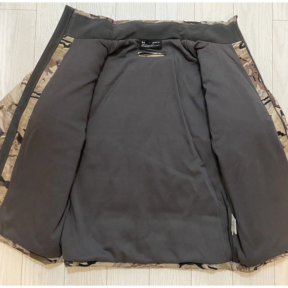 Under Armour Timber Hunting Jacket Ridge Reaper Barren Camo Extreme Season Sz M - Picture 8 of 11